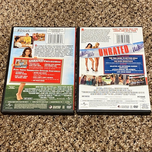 American Pie DVD Bundle Band Camp & The Naked Mile - Picture 2 of 6